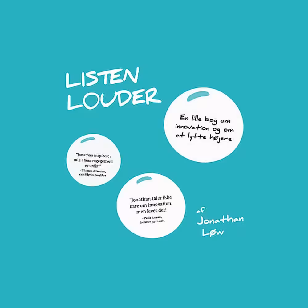Klik her og køb Listen Louder bogen som hardcover hos Saxo.com... Forsiden af bogen Listen Louder af Jonathan Løw