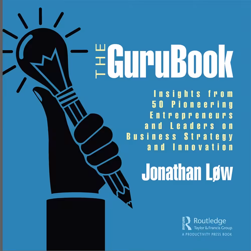 Klik her og læs mere om The GuruBook Forsiden af The GuruBook af Jonathan Løw